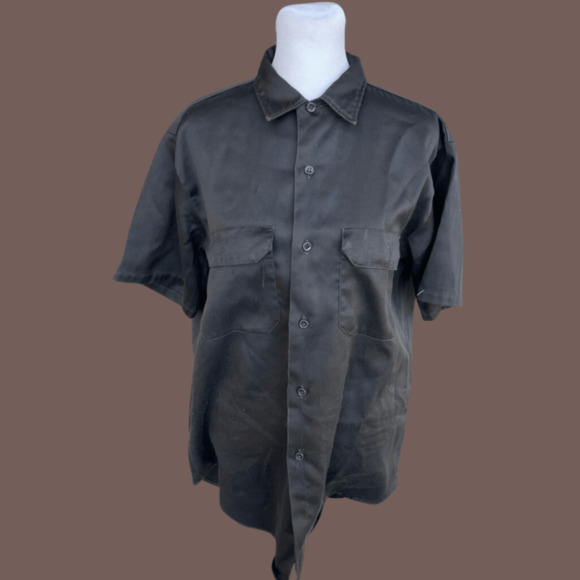 Big Mac 60s Work Shirt | Brown | Size M | Vintage - Picture 1 of 4